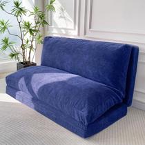 Sofá dobrável Bean Bag Bed MAXYOYO 76x241 cm azul marinho