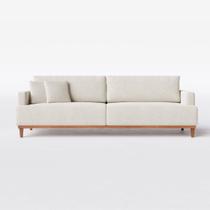 Sofá Doha 1,78m em Linho Aston Bege Claro - Home Mobily Sofá Doha 1,78m em Linho Aston Bege Claro - Home Mobily