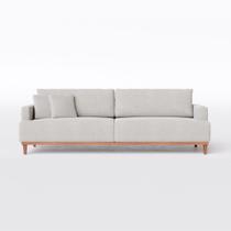 Sofá Doha 2,68m em Linho Safira Off White - Home Mobily Sofá Doha 2,68m em Linho Safira Off White - Home Mobily