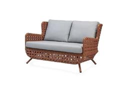 Sofa Dois Lugares Fibra Sintetica Para Varanda Sacada Jardim