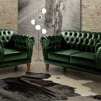 Sofá Dom Pedro 2 e 1 Lugares Decoração Sala Recepção Retrô Sofá Dom Pedro 2 e 1 Lugares Decoração Sala Recepção Retrô