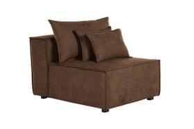 Sofá Dominó Módulo 1,20 Encosto 0,30 Espuma D28 Mola Bonel Percinta Italiana Best Mobília