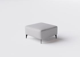 Sofá Dream Box Moderno Puff 100cm Cinza com Encosto Terracota Rede Móveis Sofá Dream Box Moderno Puff 100cm Cinza com Encosto Terracota Rede Móveis