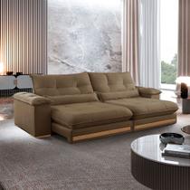 Sofá Dubai Veludo 02 Módulos de 90 cm B25 cm Meu Sofá Online