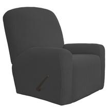 Sofá elástico reclinável Slipcover Easy-Going cinza escuro GG