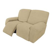 Sofá elástico Slipcover Easy-Going Recliner Loveseat cinza escuro