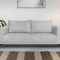 Sofá Eliot 2 Lugares 160 Cm Linho Boucle Cinza Sofá Eliot 2 Lugares 160 Cm Linho Boucle Cinza