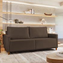 Sofá em Suede 3 Lugares Angela Yescasa