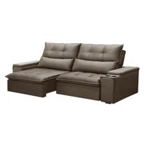 Sofá Estofado Ferguile Munique 3 Lugares 230cm