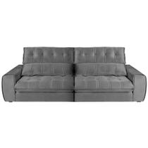 Sofá Estofado Gralha Azul Maltes 3 Lugares Retratil e Reclinável 106x256x110cm
