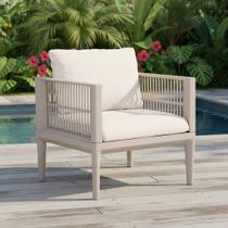 Sofá Estofado Moderno 1 Lugar Maui Fratini Sofá Estofado Moderno 1 Lugar Maui Fratini