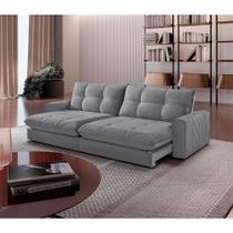 Sofá Firenze Linho 02 Módulos de 100cm B25cm Meu Sofá Online Sofá Firenze Linho 02 Módulos de 100cm B25cm Meu Sofá Online