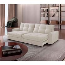 Sofá Firenze Linho 02 Módulos de 120cm B25cm Meu Sofá Online