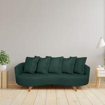 Sofá Fixo 2 Lugares 200x85x100cm Capri Verde Sofá Fixo 2 Lugares 200x85x100cm Capri Verde