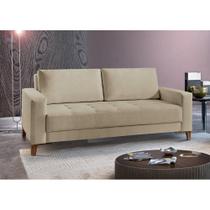 Sofá Fixo 2 Lugares Luxo 140 Cm Orion Bege Médio Sofá Fixo 2 Lugares Luxo 140 Cm Orion Bege Médio