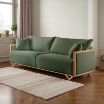 Sofá Fixo 2 Lugares Luxo 170cm Lara Sofá Fixo 2 Lugares Luxo 170cm Lara