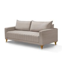 Sofá Fixo 3 Lugares Living 218cm Roma