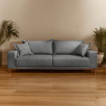 Sofá Fixo 3 Lugares Luxo 180 Cm Argos