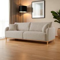 Sofá Fixo 3 Lugares Luxo 180cm Camila