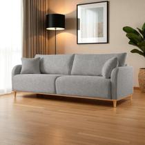 Sofá Fixo 3 Lugares Luxo 180cm Camila Sofá Fixo 3 Lugares Luxo 180cm Camila