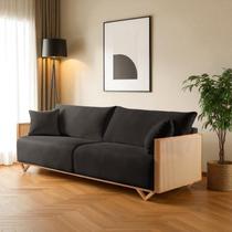 Sofá Fixo 3 Lugares Luxo 190cm Arthur