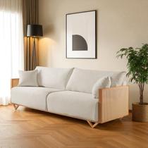 Sofá Fixo 3 Lugares Luxo 190cm Arthur Sofá Fixo 3 Lugares Luxo 190cm Arthur