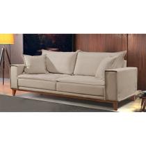 Sofá Fixo 3 Lugares Luxo 200 Cm Aquiles