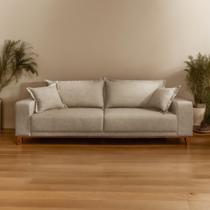 Sofá Fixo 3 Lugares Luxo 200 Cm Argos