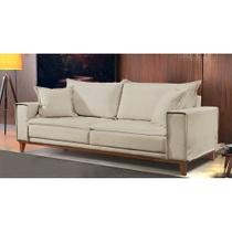 Sofá Fixo 3 Lugares Luxo 220 Cm Aquiles