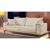 Sofá Fixo Aquiles 3 Lugares Luxo 180cm Castellar Móbile