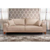 Sofá Fixo Argos 3 Lugares Luxo 220cm Castellar Móbile Sofá Fixo Argos 3 Lugares Luxo 220cm Castellar Móbile