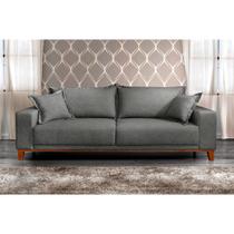 Sofá Fixo Argos 3 Lugares Luxo 220cm Castellar Móbile