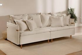 Sofá Fixo Atlas 3 Lugares Luxo 2,00 M Sofá Fixo Atlas 3 Lugares Luxo 2,00 M