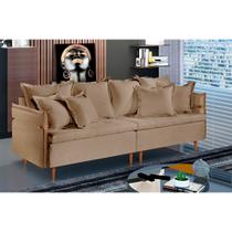 Sofá Fixo Atlas 3 Lugares Luxo 200cm Castellar Móbile Sofá Fixo Atlas 3 Lugares Luxo 200cm Castellar Móbile