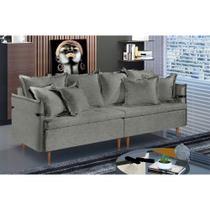 Sofá Fixo Atlas 3 Lugares Luxo 200cm Castellar Móbile Sofá Fixo Atlas 3 Lugares Luxo 200cm Castellar Móbile