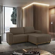 Sofá Fixo Com Chaise 1.85M Boreal Veludo Com Molas Lado Direito Meu Sofá Online