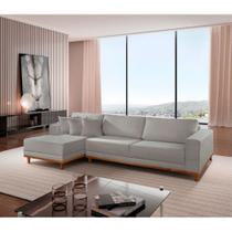 Sofá Fixo Com Chaise 2,5M Cronos Linho Com Molas lado Esquerdo Meu Sofá Online Sofá Fixo Com Chaise 2,5M Cronos Linho Com Molas lado Esquerdo Meu Sofá Online