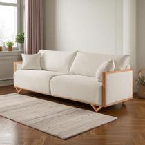 Sofá Fixo Lara 2 Lugares Luxo 1,70m Castellar Móbile