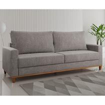 Sofá Fixo Living 2 Almofadas Soltas 4 Lugares 220cm Ares