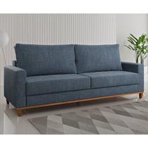 Sofá Fixo Living 2 Almofadas Soltas 4 Lugares 220cm Ares Sofá Fixo Living 2 Almofadas Soltas 4 Lugares 220cm Ares