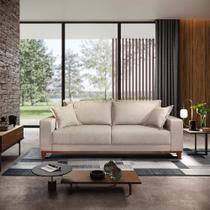 Sofá Fixo Living com 3 Lugares Pequim 2.00m Mundial Estofados