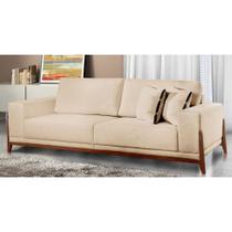 Sofá Fixo Magnus 3 Lugares Luxo 190cm Castellar Móbile Sofá Fixo Magnus 3 Lugares Luxo 190cm Castellar Móbile