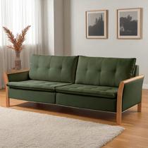 Sofá Fixo Matteo 2 Lugares Luxo 1,60m Castellar Móbile