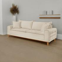 Sofá Fixo Orfeu até 3 Lugares Luxo 2,20m