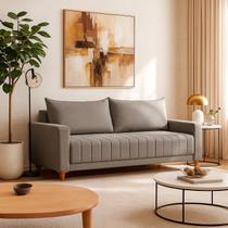 Sofá Fixo para Sala de Estar Living 156cm Roma