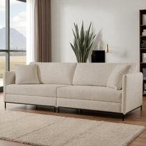 Sofá Fixo Ravi 3 Lugares Luxo 1,90m Castellar Móbile Sofá Fixo Ravi 3 Lugares Luxo 1,90m Castellar Móbile