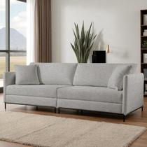 Sofá Fixo Ravi 3 Lugares Luxo 2,10m Castellar Móbile