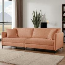 Sofá Fixo Ravi 4 Lugares Luxo 2,50m Castellar Móbile