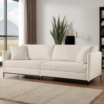 Sofá Fixo Ravi 4 Lugares Luxo 2,70m Castellar Móbile