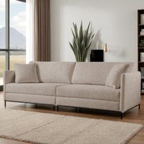 Sofá Fixo Ravi 4 Lugares Luxo 2,90m Castellar Móbile Sofá Fixo Ravi 4 Lugares Luxo 2,90m Castellar Móbile